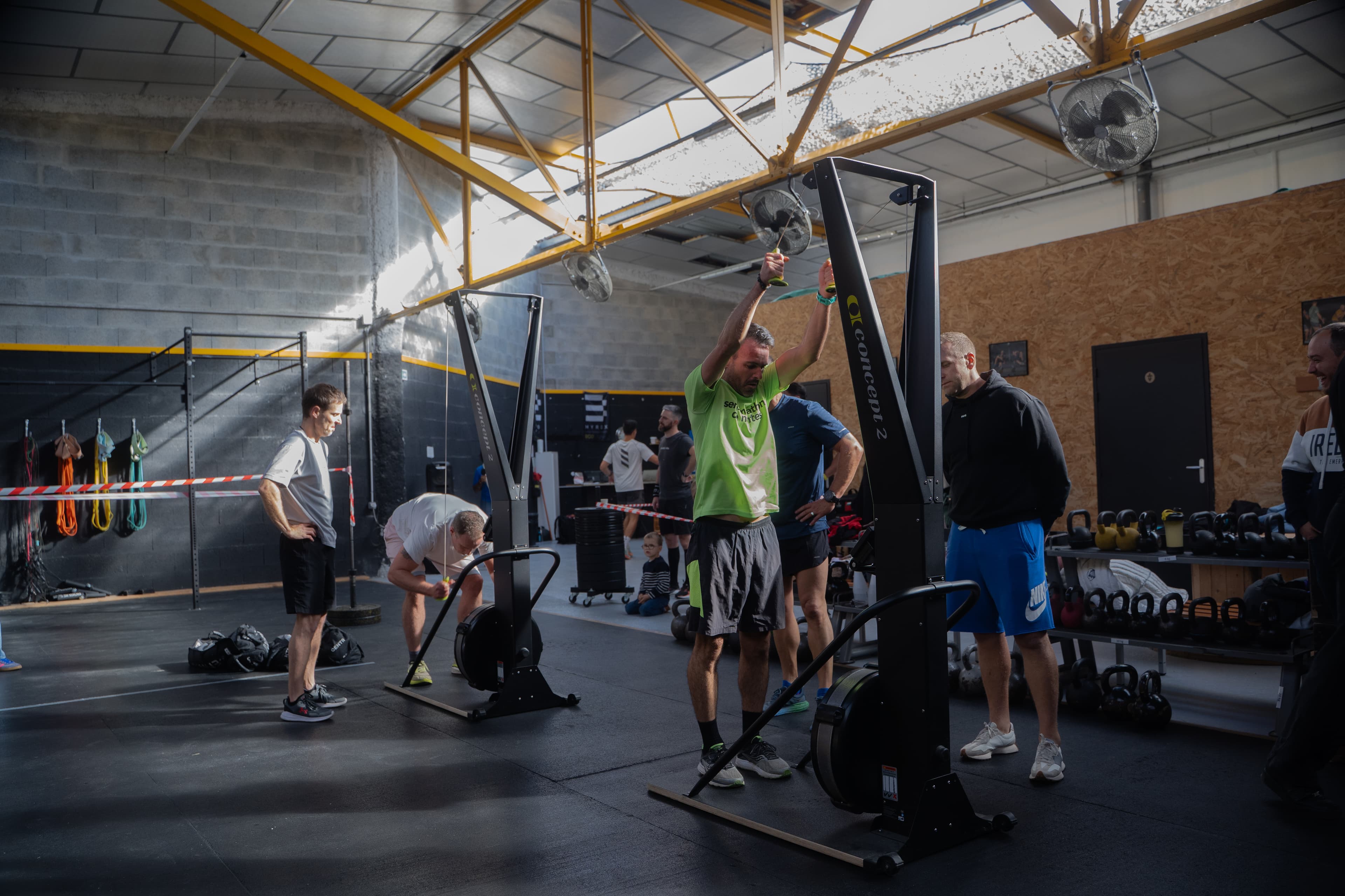 Nos cours collectifs sont basés sur le Cross Training et Hyrox.